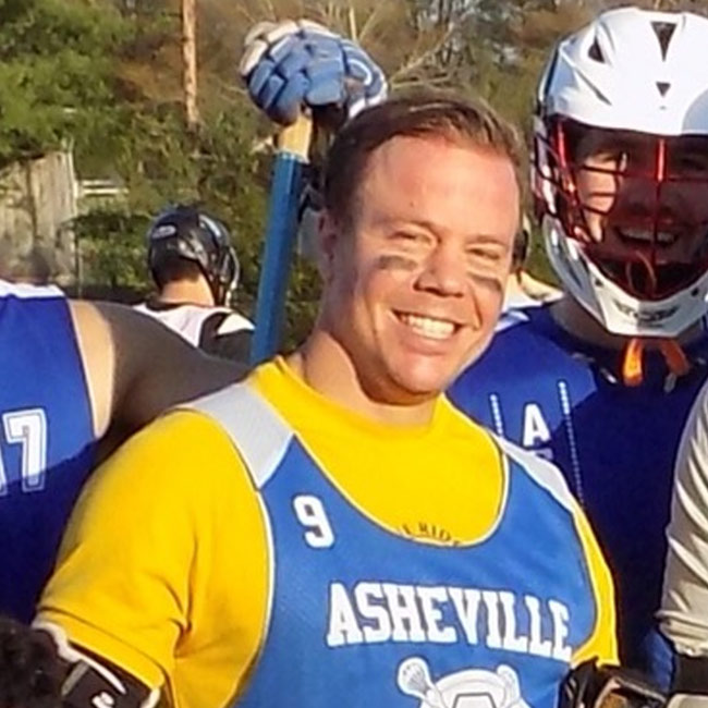 Zach Rinehart Asheville Lacrosse Club President