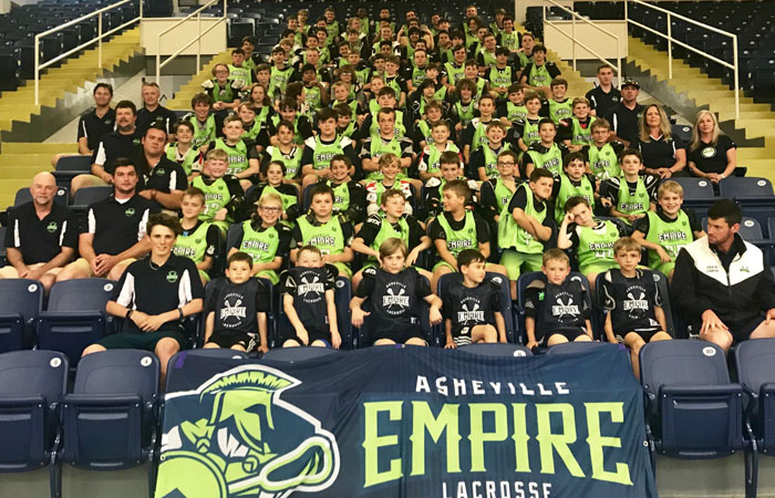 Asheville Empire Lacrosse team photo